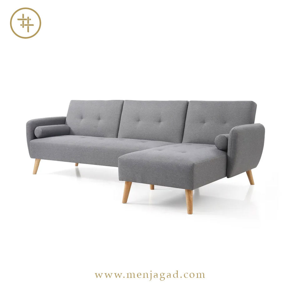 Versatile L-Shape Convertible Sofa Bed