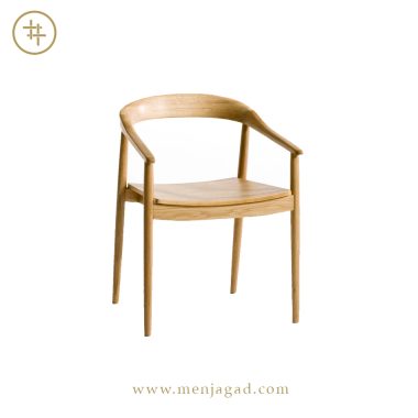 Sculpted Curved Armchair