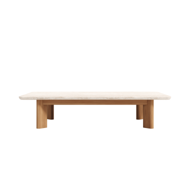 Iris Travertine Coffee Table