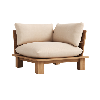 Koa Corner Chair