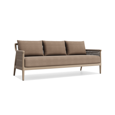 Lotus 3 Seater Sofa Closed Weave