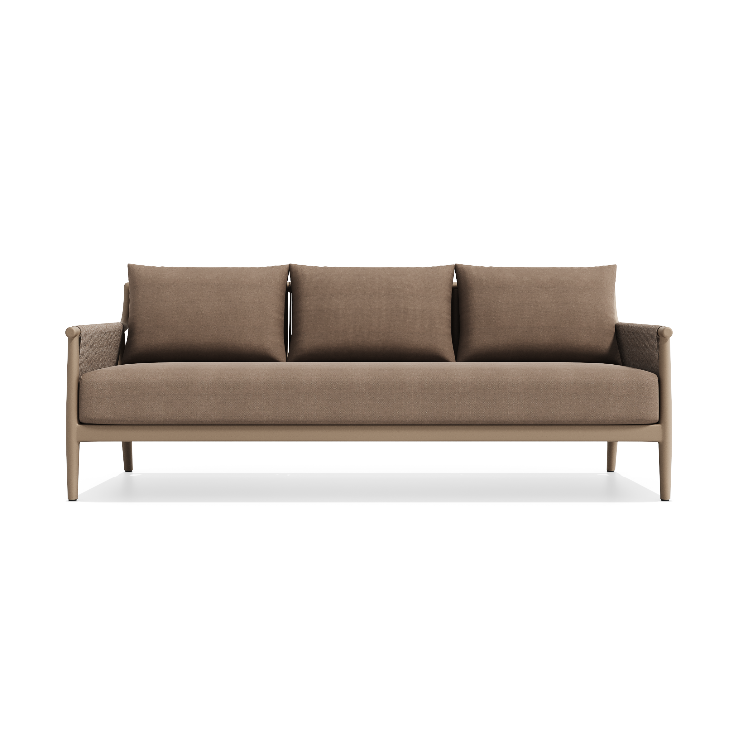 Lotus 3 Seater Sofa Closed Weave - Image 2