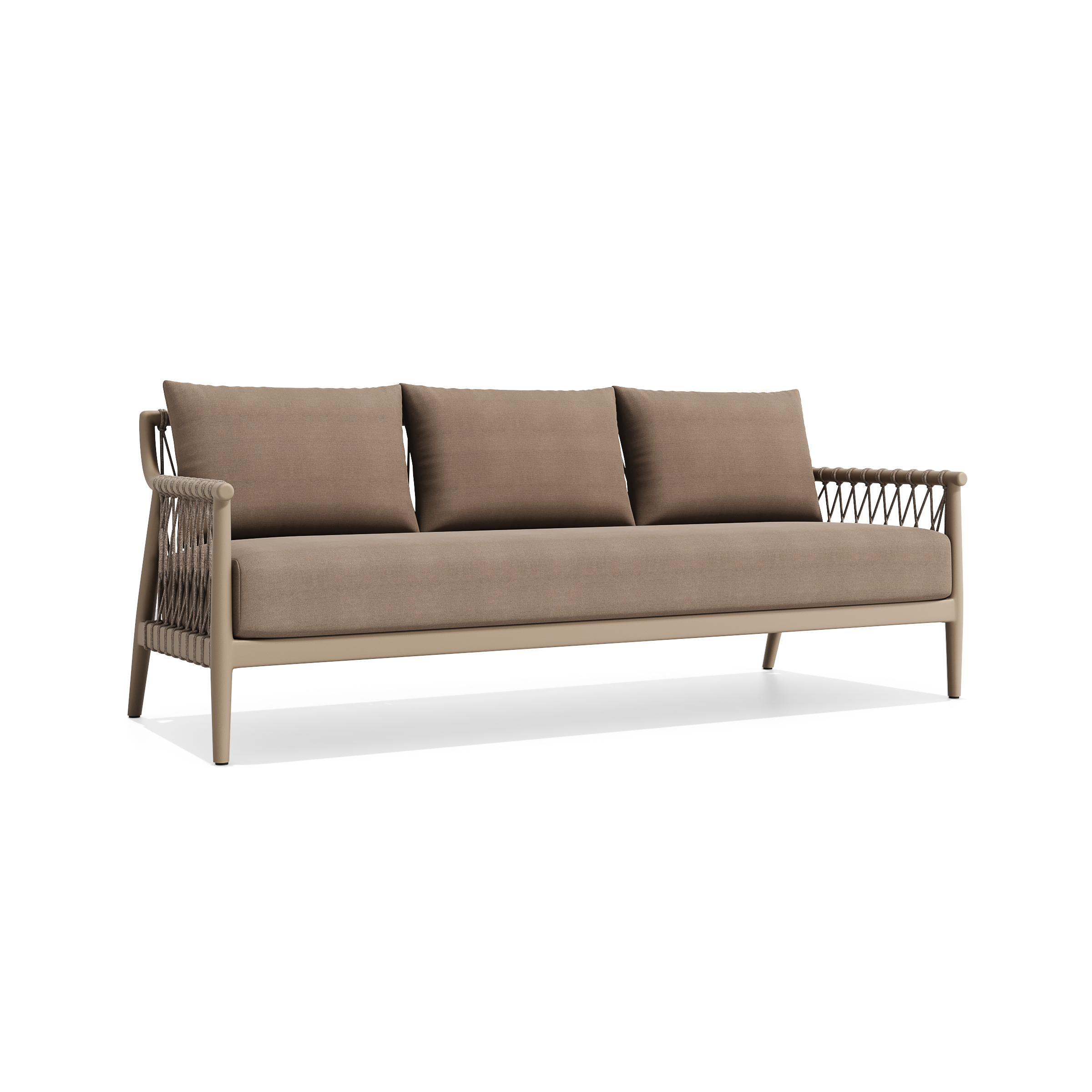Lotus 3 Seater Sofa Open Weave