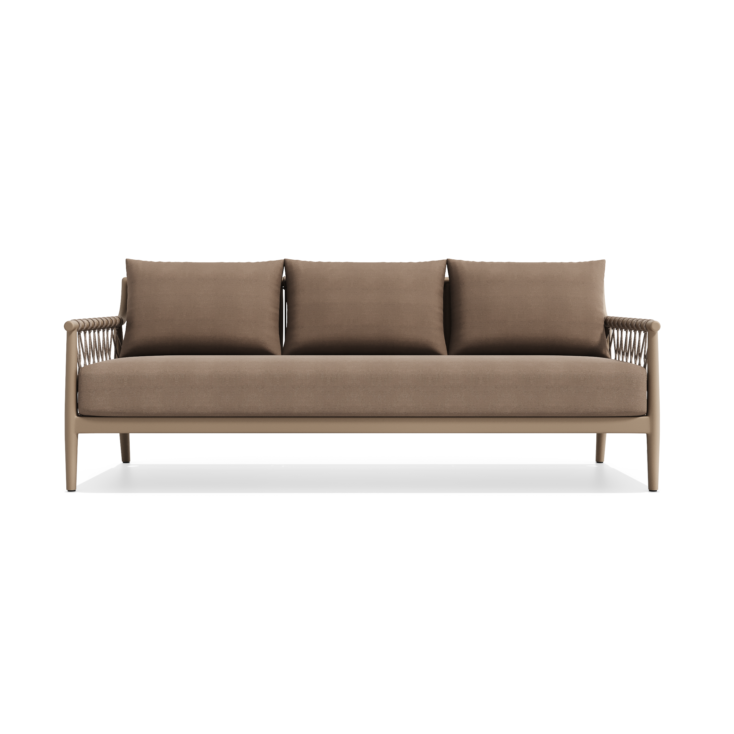 Lotus 3 Seater Sofa Open Weave - Image 2